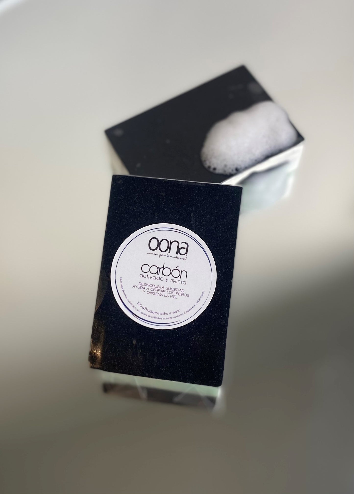 Jabón Limpieza de Poros de Carbón Activado y Menta 100 g